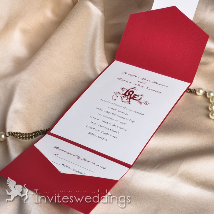 Nice Pocket Wedding Invitations | pocket wedding invitations